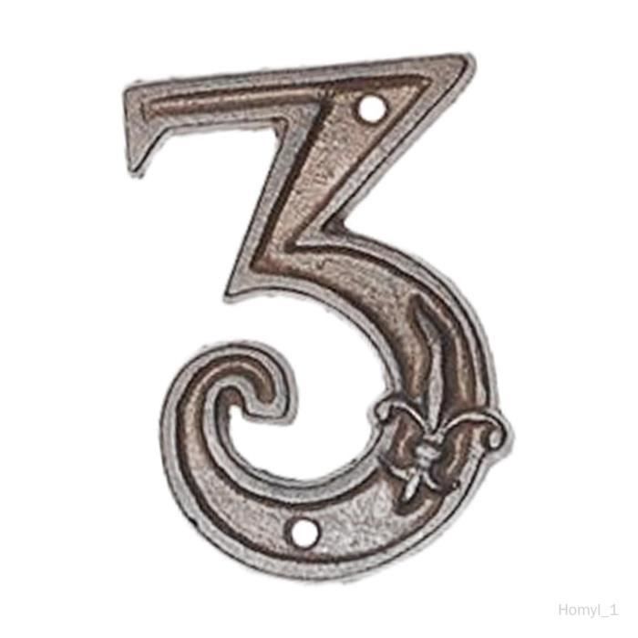 Numéros d'Adresse de Maison Métal Numéros de Rue House Numbers Numéros Numéros d'Adresse de Maison Métal Numéros de Rue House Numbers Numéros