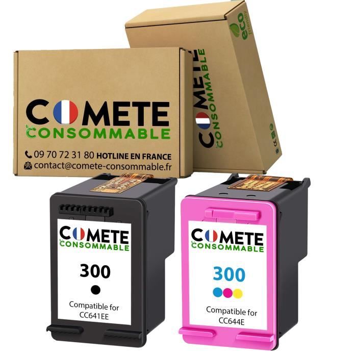 Lot De Cartouches D’encre Compatibles HP 300 XL - Série XL Haute Capacité Pour Imprimantes HP
