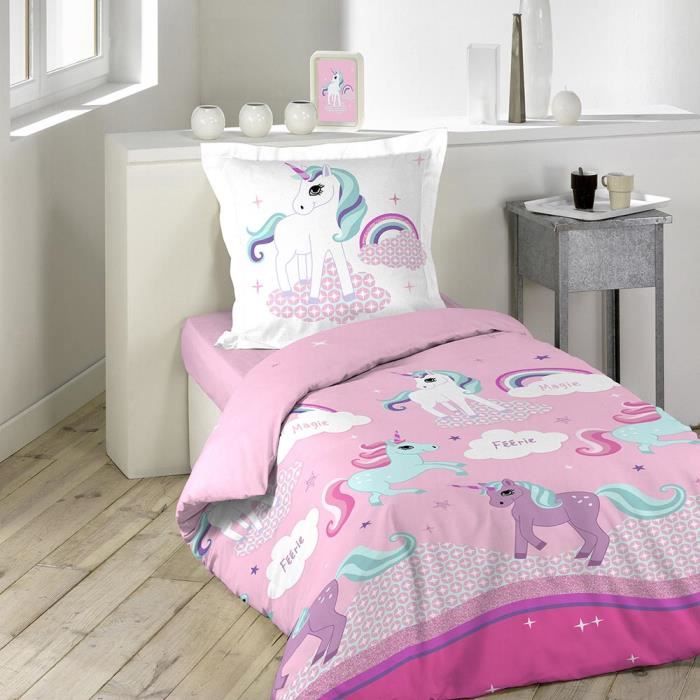 Le Lit de Mon Bébé Uni pêche Parure de lit Housse de couette 100x140 cm Taie 40x60 cm 100% coton Le Lit de Mon Bébé Uni pêche Parure de lit Housse de couette 100x140 cm Taie 40x60 cm 100% coton