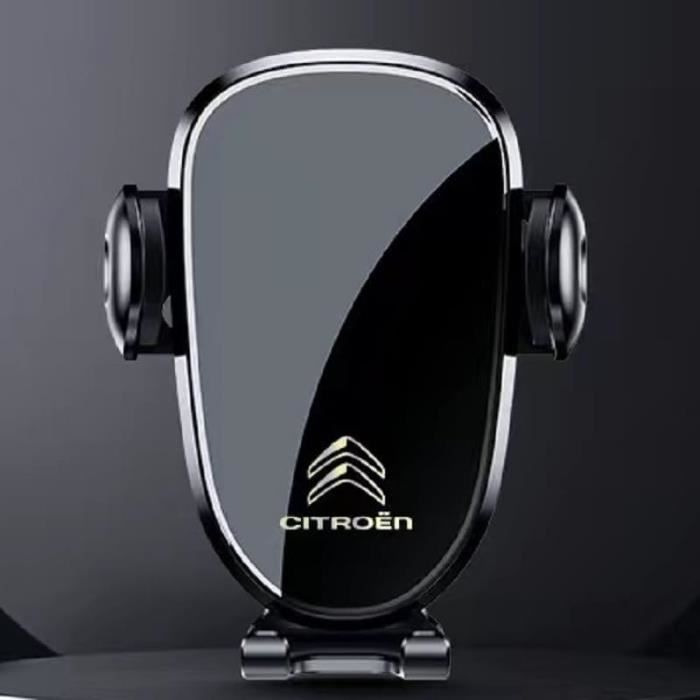 Support Téléphone Voiture Pour Citroën Ami 2020 - Rotatif 360°, Fixation Aération, Recharge Incluse