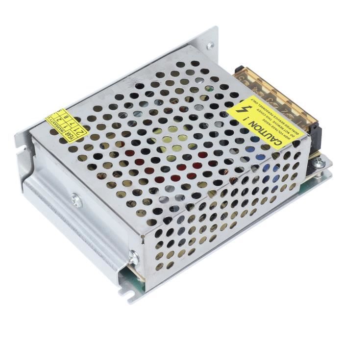 Adaptateur 12 V 10 A AC DC – Alimentation pour caméras de vidéosurveillance LED