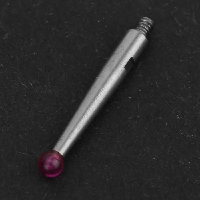 Jauge Profondeur M2.5 5 Points De Contact Aiguille Pour Jauge Profondeur - Filetage M2.5, Rayon 0.3mm, Longueurs Variables Pointe Rayon 0.3mm