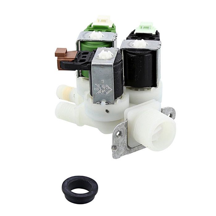 Electrovanne 3v pour lave linge + joint Zanussi 5029703700
