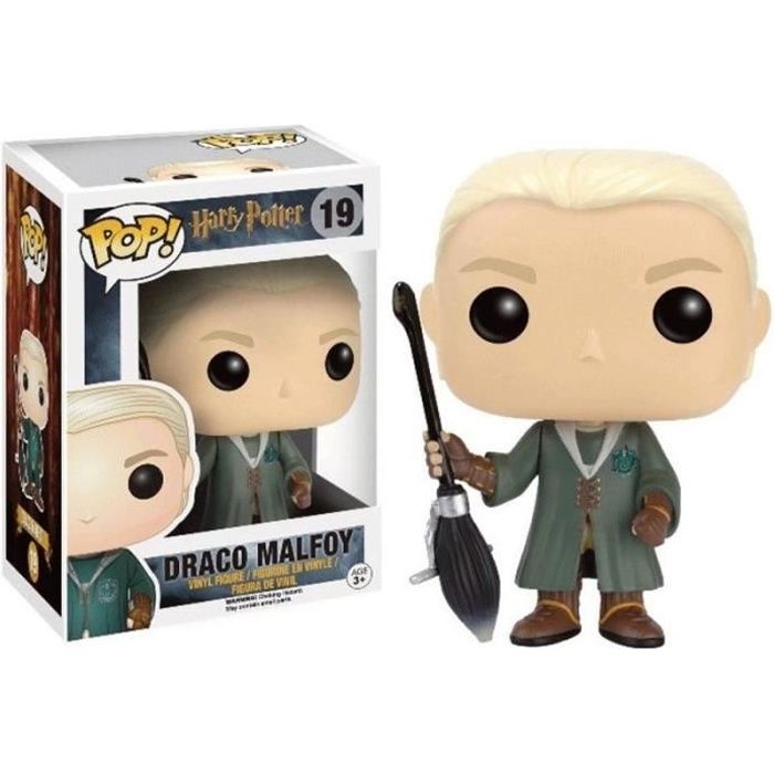 Figurine Funko Pop! Harry Potter: Drago Malfoy tenue de Quidditch -  Cdiscount Jeux - Jouets