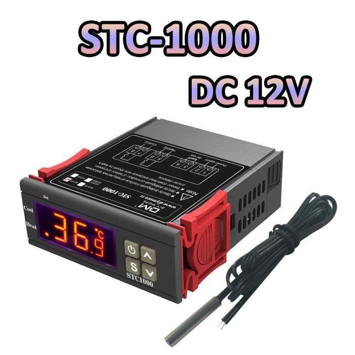 Thermostat Numérique Universel STC-200 - Contrôle De Température AC/DC - Neuf