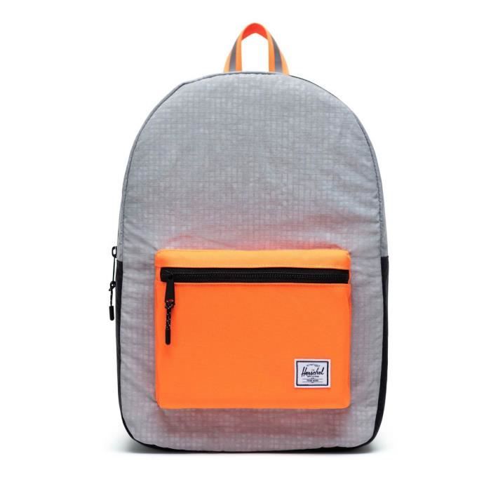 Herschel Settlement Backpack Sharkskin Enzyme Ripstop Black Enzyme Ripstop Shocking Orange 147876 sac a dos sac a dos Gris Noir Orange Cdiscount Bagagerie Maroquinerie