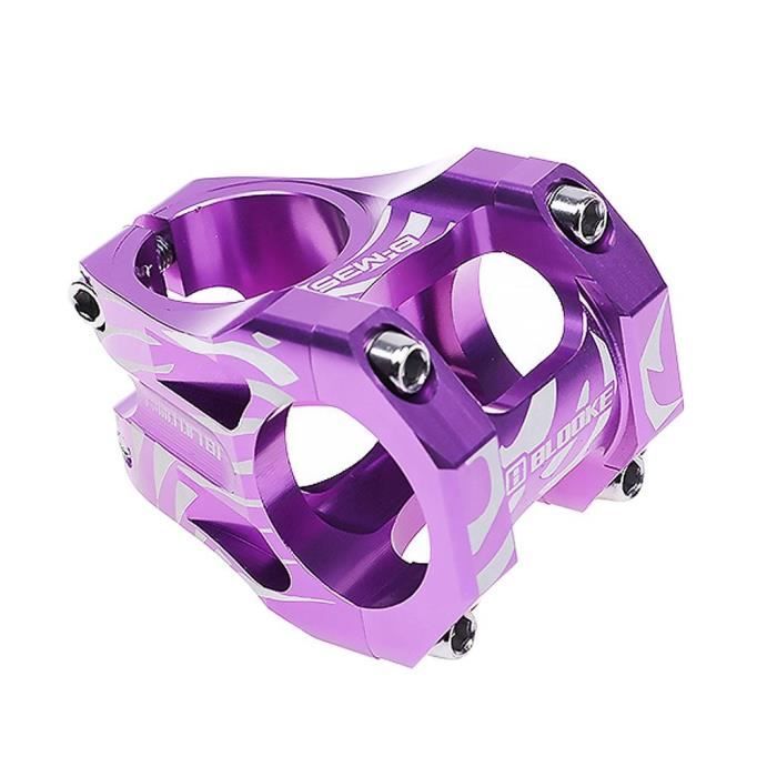 Potence Vélo 31,8 Mm - Longueurs 70 à 110 Mm, Angle 35°, Compatible VTT, Route, BMX, En Alliage Aluminium Renforcé - 6