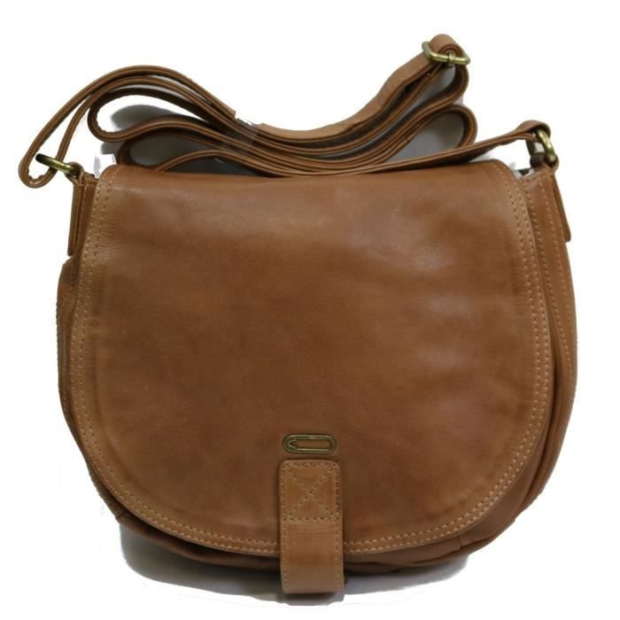 Besace shop ikks camel
