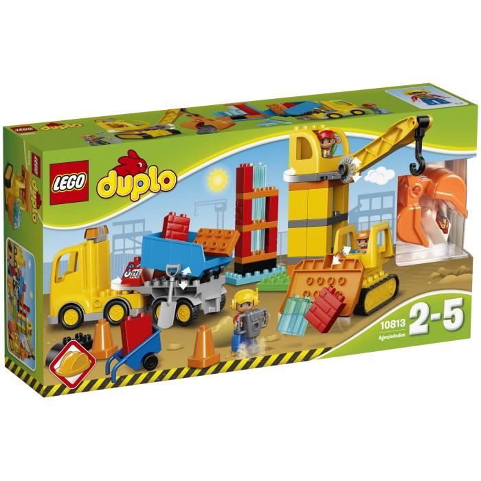 Jeu de construction - LEGO - DUPLO 10813 - Le grand Chantier - 67 pièces - Mixte