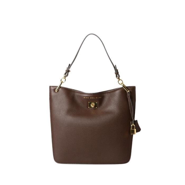 Sac Baguette LA BAGAGERIE En Cuir Marron – Porté épaule Ou Travers, Occasion