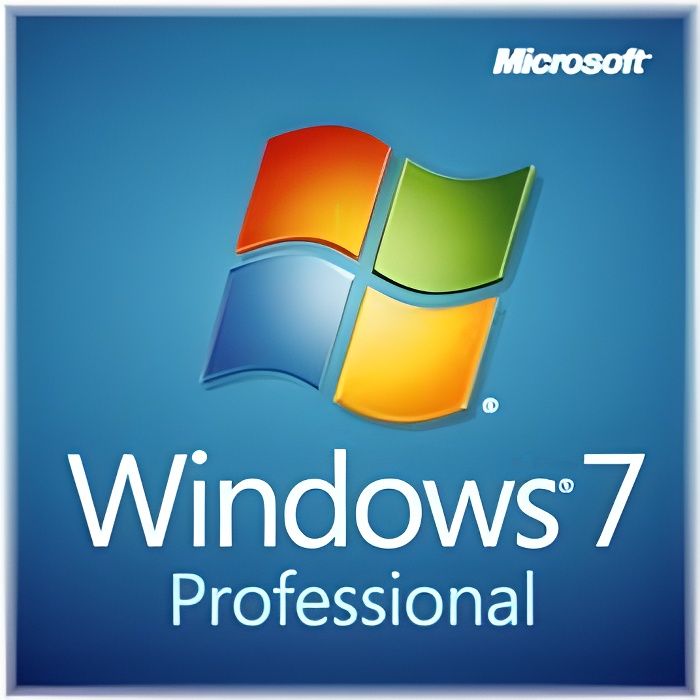 Windows 7 Pro SP1 OEM 64-bit – 1 poste
