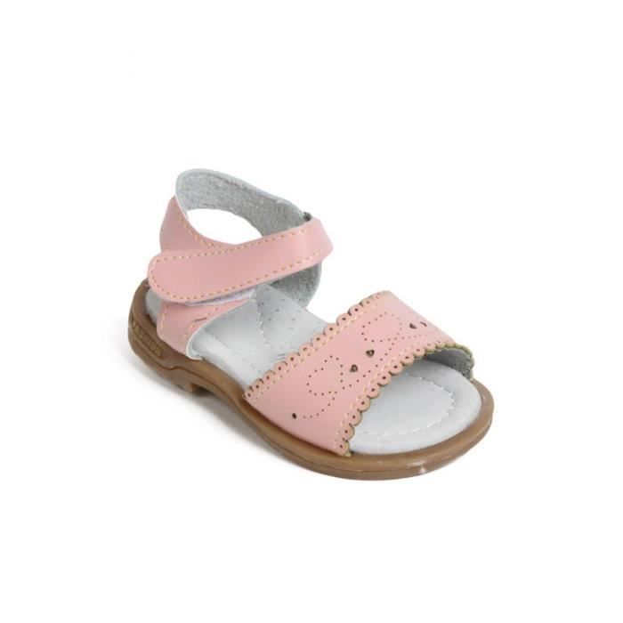 Sandale fille pied large clearance