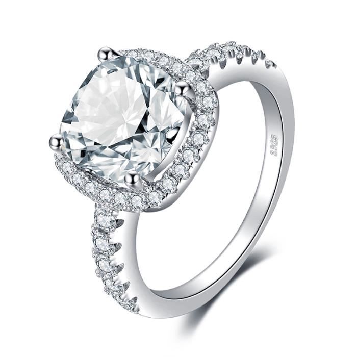 Jewelrypalace 3ct Magnifique Bagues De Fiancaille Femme Alliance