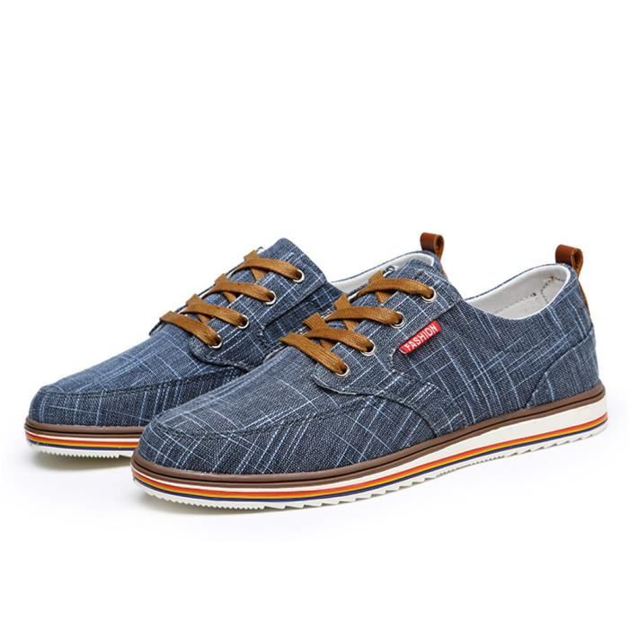 chaussure en toile homme