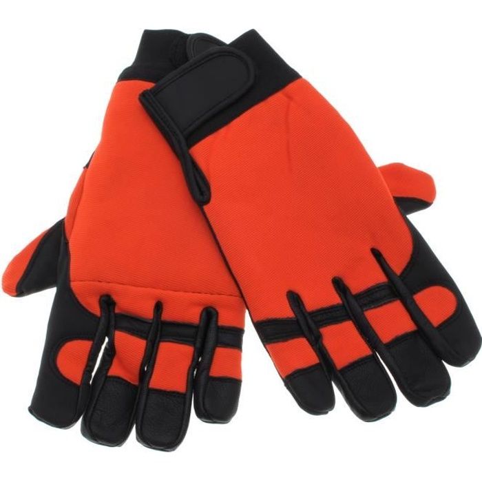 Paire de gants anti-coupure pour tronçonneuse Solidur taille 8