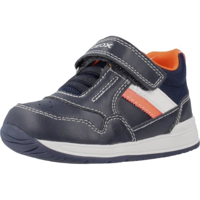 Geox Baskets GEOX B RISHON B.A Bleu - Enfant - Lacets - Synthétique - Mixte