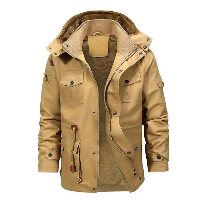 Manteau clearance homme coton