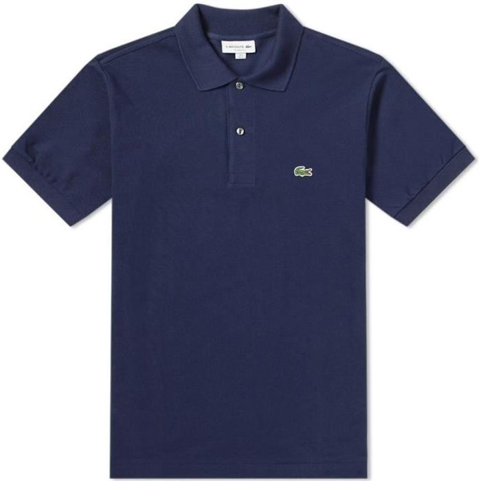 Polo lacoste bleu turquoise - Cdiscount