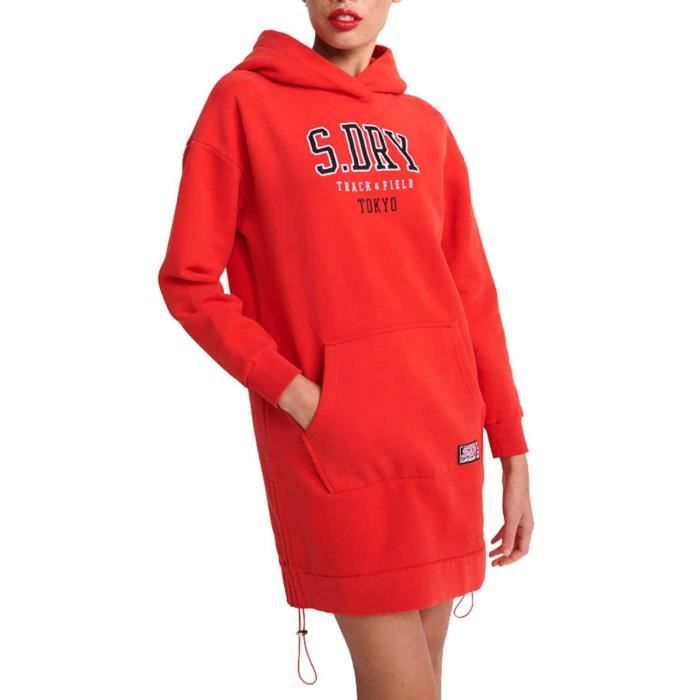 robe superdry rouge