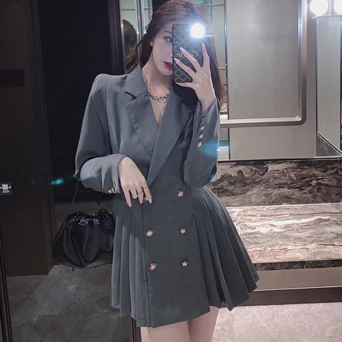 Robe blazer manche longue deals