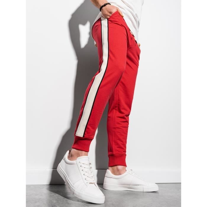Survetement rouge 2025 homme