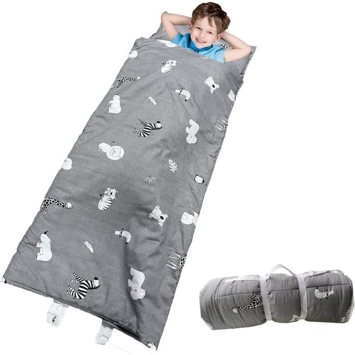 VERTBAUDET - Sac De Couchage Chat Avec Coton Recyclé - 70x160 Cm - Idéal Pyjama Party, Dodo Chez Les Copains