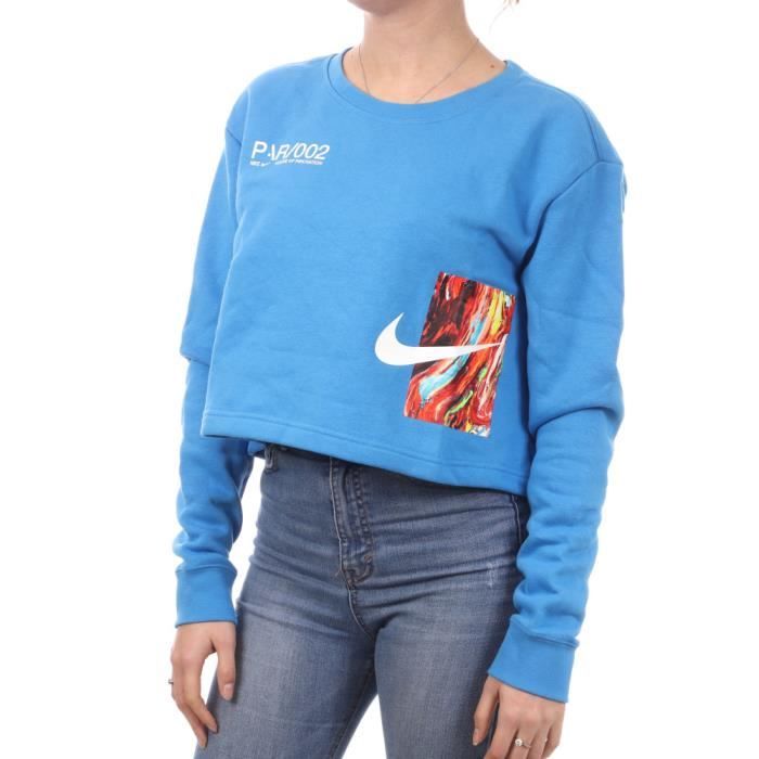 Sweat nike bleu canard deals