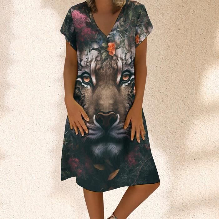 Mini Robe Vintage Y2K Arc-en-Ciel – Marguerite – Trou De Serrure – Taille Petite
