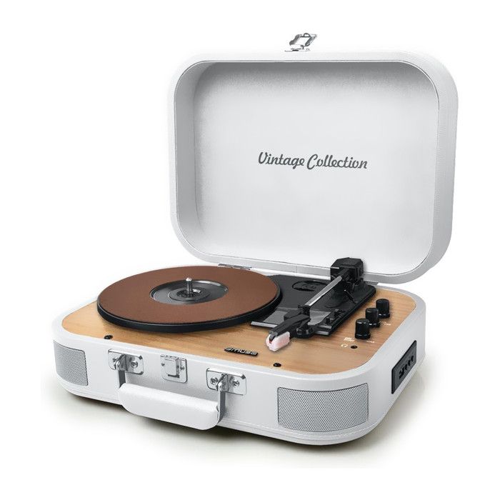 Platine vinyle stéréo Muse MT201-WW 33/45/78 Trs - Enceintes intégrées - Bluetooth USB lecture/Encodage SD/AUX - Bois et blanc Platine vinyle stéréo Muse MT201-WW 33/45/78 Trs - Enceintes intégrées - Bluetooth USB lecture/Encodage SD/AUX - Bois et blanc