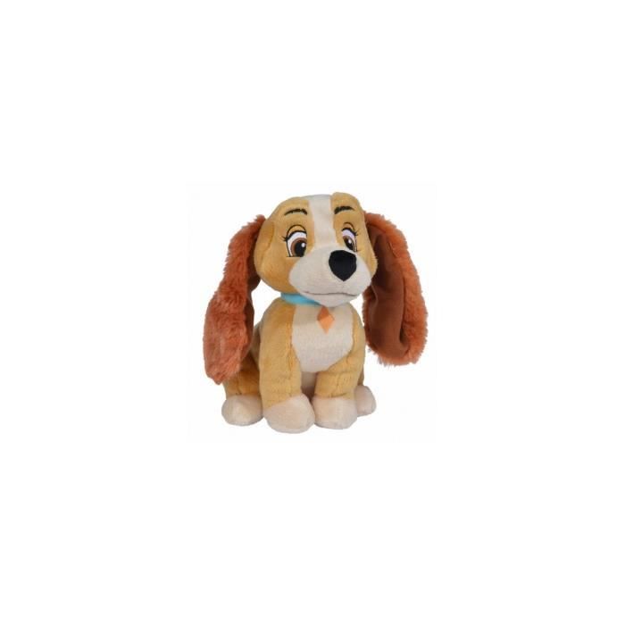 Peluche Disney Chien Miss Lady 26 Cm Doudou Licence Enfant La Belle Et Le Clochard