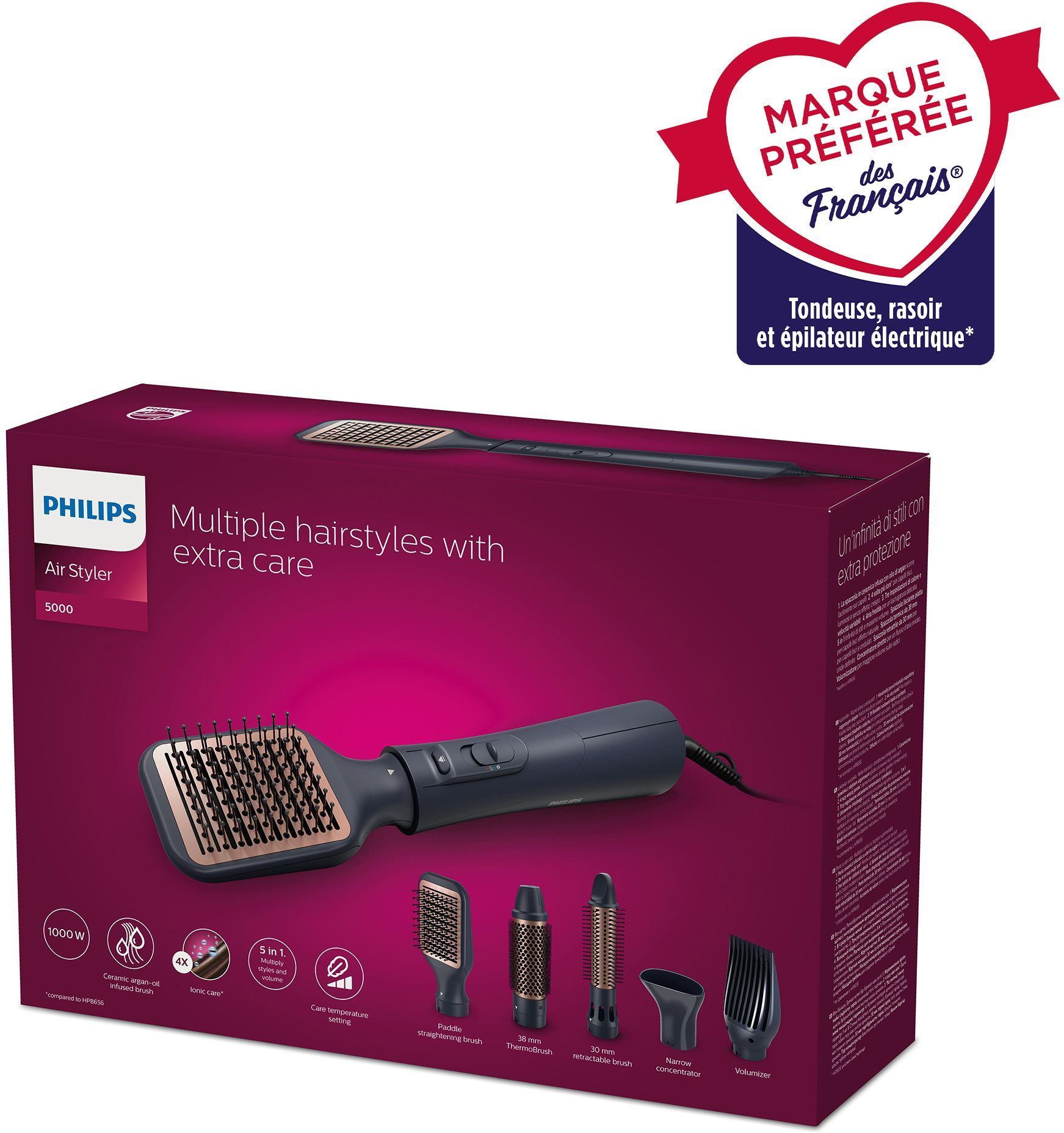 Brosse Soufflante Bha53000 Philips - vue 3