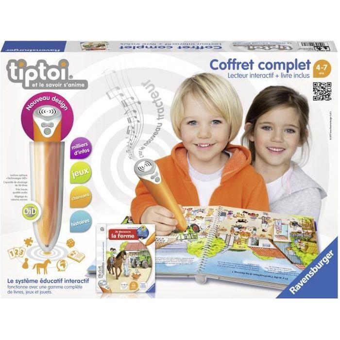 TIPTOI Coffret lecteur & Livre Interactif Ferme