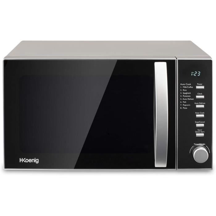Micro-ondes Compact Hkog 20L Blanc - 700W Plateau Tournant Multifonction - Neuf