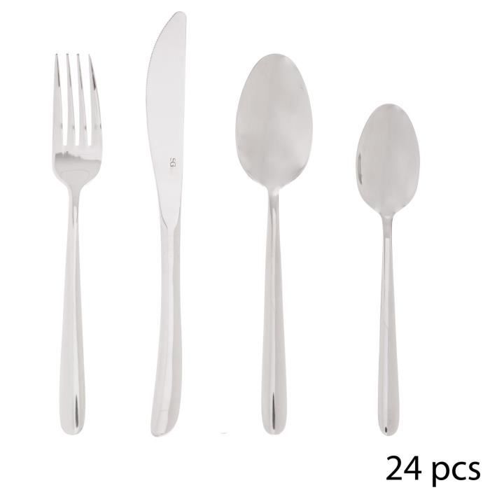 Ménagère 24 pièces Orba - Inox