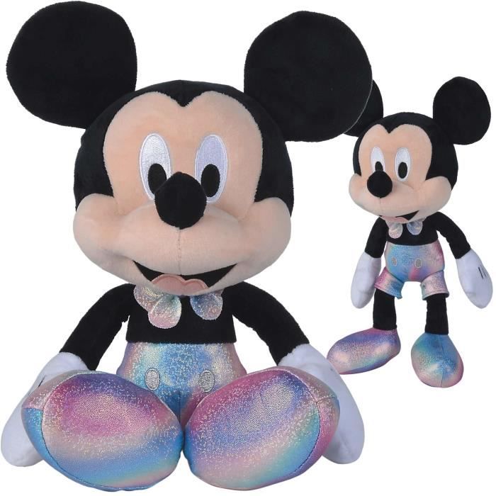 Disney 100 Mickey Mouse Mascotte Party Peluche douce et colorée 35cm
