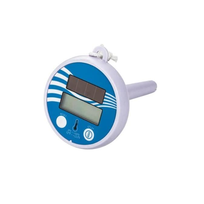 Thermomètre De Piscine Flottant Solaire Numérique Avec Cordon - Pour Piscines, Spas, Jacuzzi & Aquariums