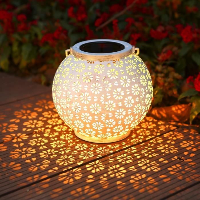 Acheter Guirlande Lumineuse Solaire LED Pour Camping En Plein Air, Tente Suspendue, Décoration De Clôture, Lampe Rétro à Kérosène, Décoration De Cour, De Fête D'anniversaire