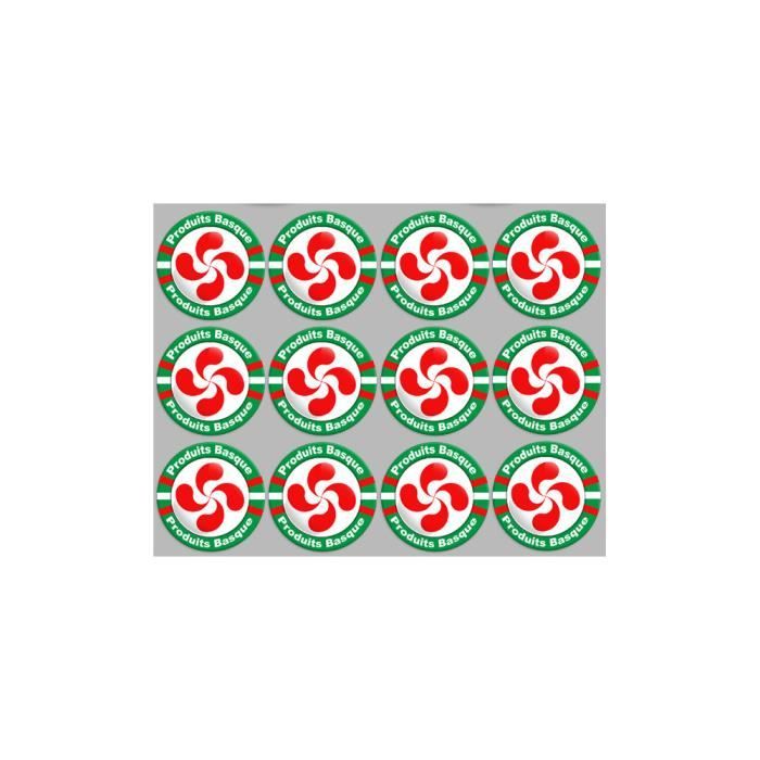Stickers autocollants serie Produits Basque Cdiscount Au quotidien