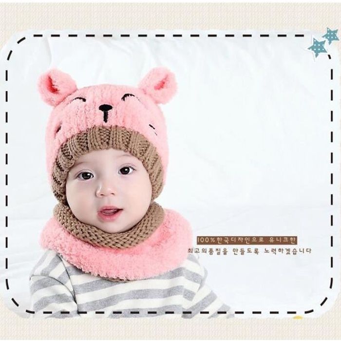 Bonnet Bébé Enfant en Laine Hiver Automne Coiffe d'hiver Chaud Chapeaux  pour Fille 2-8ans Gris Gris - Cdiscount Prêt-à-Porter