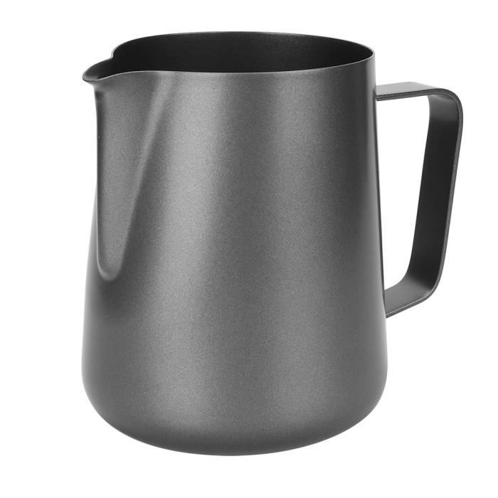 Lot De 4 Pichets à Mousser Le Lait En Inox 304 - 350 Ml, Bec Verseur Précis, échelle Graduée - Pour Café, Latte Art
