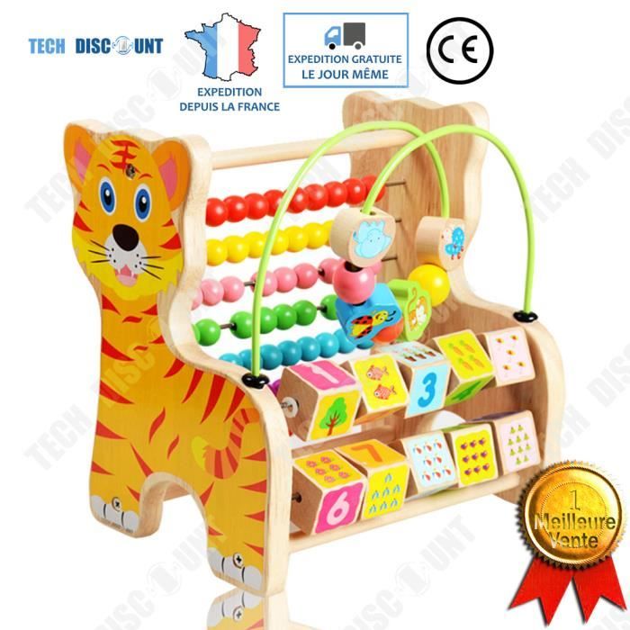 Jouet d'activité rebondissant pour bébés et tout-petits à partir de 9 mois  en bois pour développer la motricité fine Cadeau - Cdiscount Jeux - Jouets