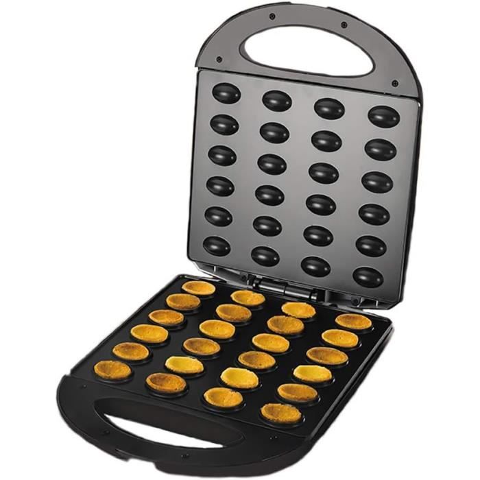 Poêle Gâteau œuf Gaufrier Bubble Waffle - Moule à Gaufres œufs 20.8cm Antiadhésif Gaufres Bulles Maison DIY