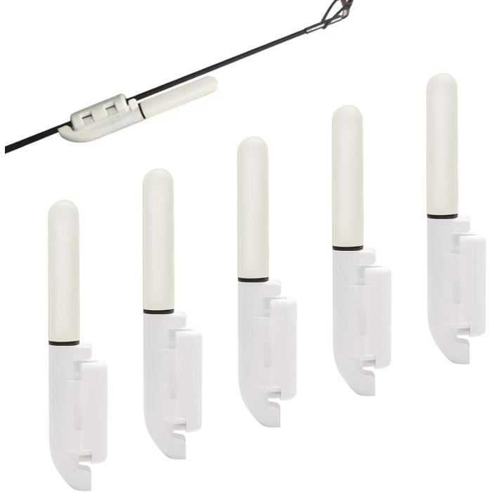 Lot De 5 Veilleuses LED Pour Canne à Pêche - Indicateurs De Touche Pour Pêche De Nuit