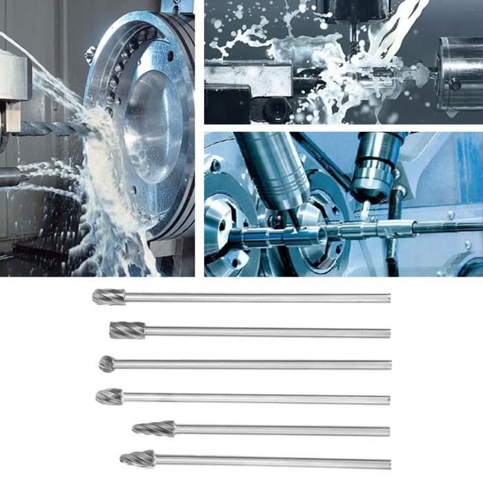 10-teiliges Hartmetall-Frässtift-Set, 2,35 X 6 Mm – Für Gravur, Entgraten & Formen In