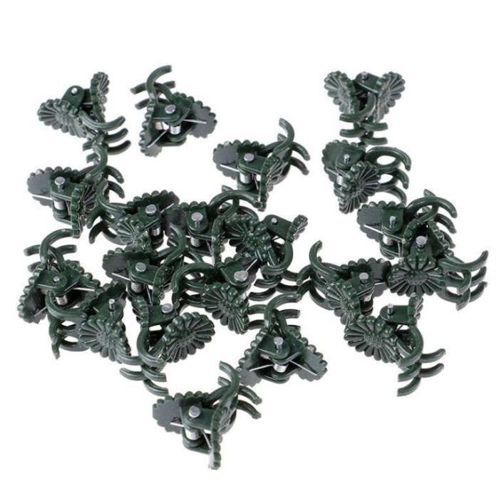 100/50Pcs Support De Plante En Plastique Clips Pour La Tomate Suspendus