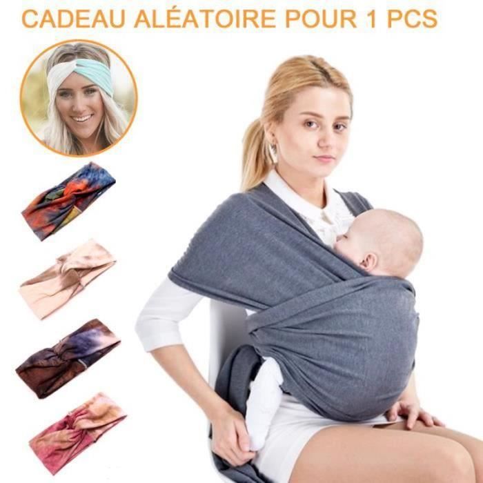 Nissanou porte bébé echarpe de portage sans noeud new arrivals
