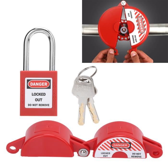 Cadenas De Sécurité Pour Vannes - Verrouillage Robuste Gaz, Eau, Chauffage | Protection Maison 25-64mm