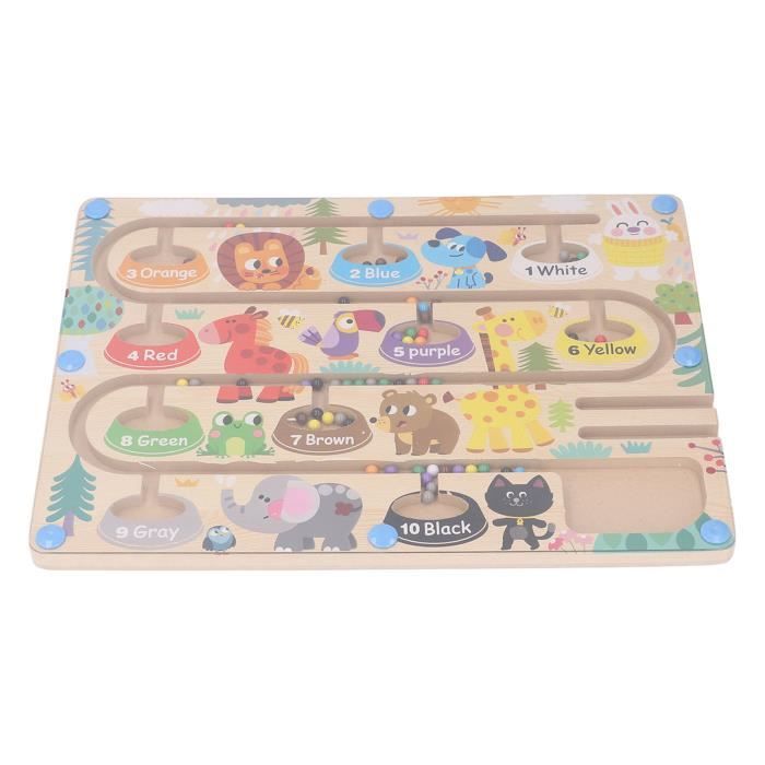 Zerodis jouet de correspondance de num?�ros de couleur magn?�tique Jouet de comptage jouets casse 