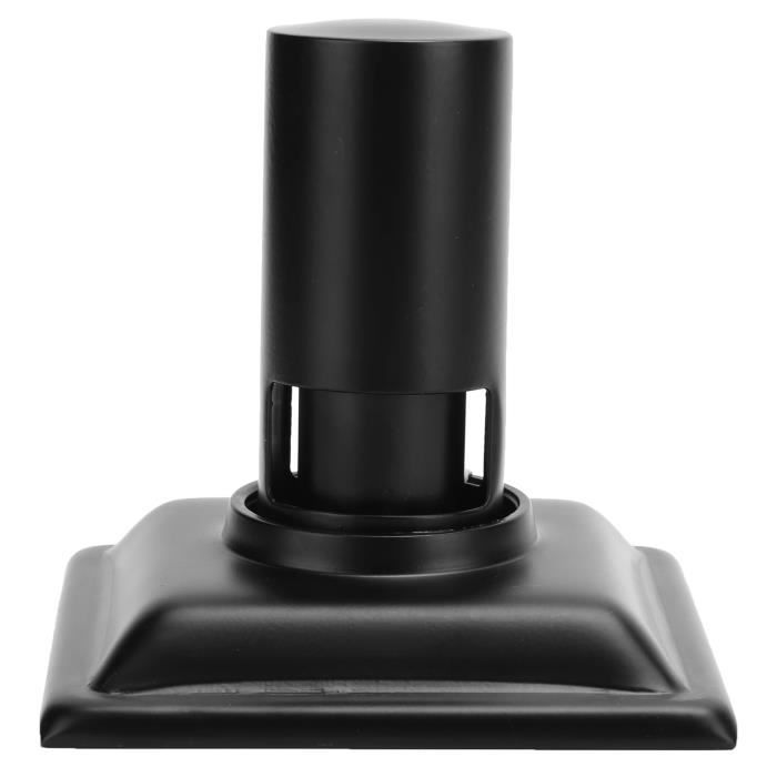Siphon De Sol Carré 10x10 Cm – Drain De Douche Avec Filtre à Cheveux Amovible – Laiton Antique, Noir – Pour Salle De Bain