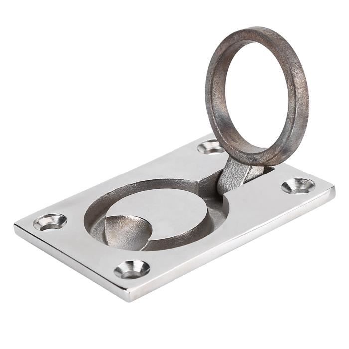 Accessoires de bateau taquet à came en aluminium anodisé avec anneau principal taquet de corde de bateau Fairlead accessoires de Pilates de voilier marin  34